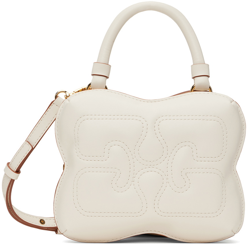 Mandy様 GANNI バタフライクロスボディバッグ ホワイト GANNI Off-White Butterfly Crossbody Bag GANNI