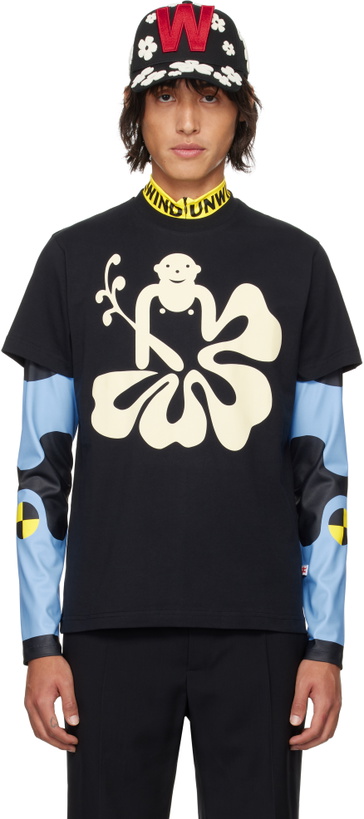 Photo: Walter Van Beirendonck Black Hawaii T-shirt