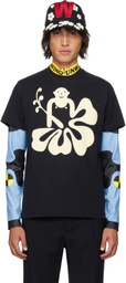 Walter Van Beirendonck Black Hawaii T-shirt