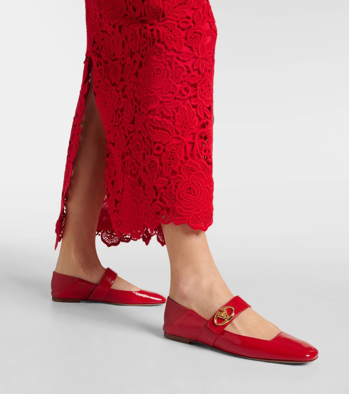 Valentino Garavani VLogo Locker Mary Jane flats Valentino