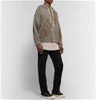 BILLY - Tie-Dyed Loopback Cotton-Jersey Sweatshirt - Mushroom