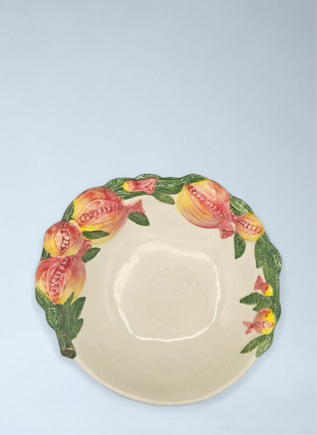 Les-Ottomans Fruit Embellished Ceramic Bowl