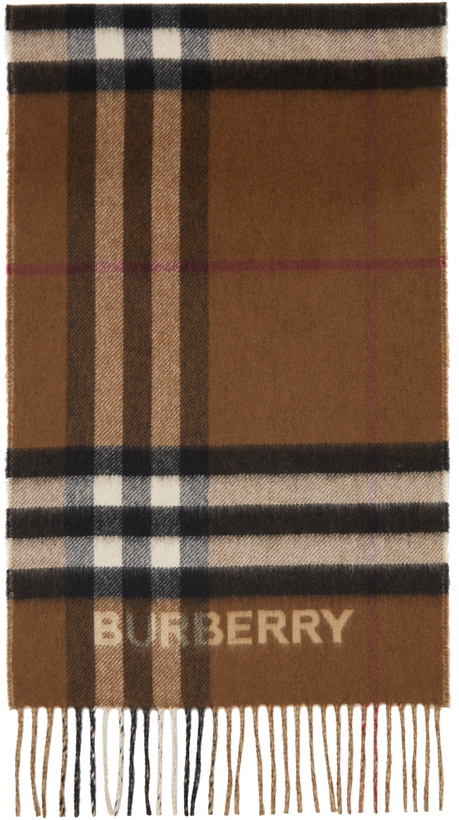 Photo: Burberry Cashmere Contrast Check Scarf