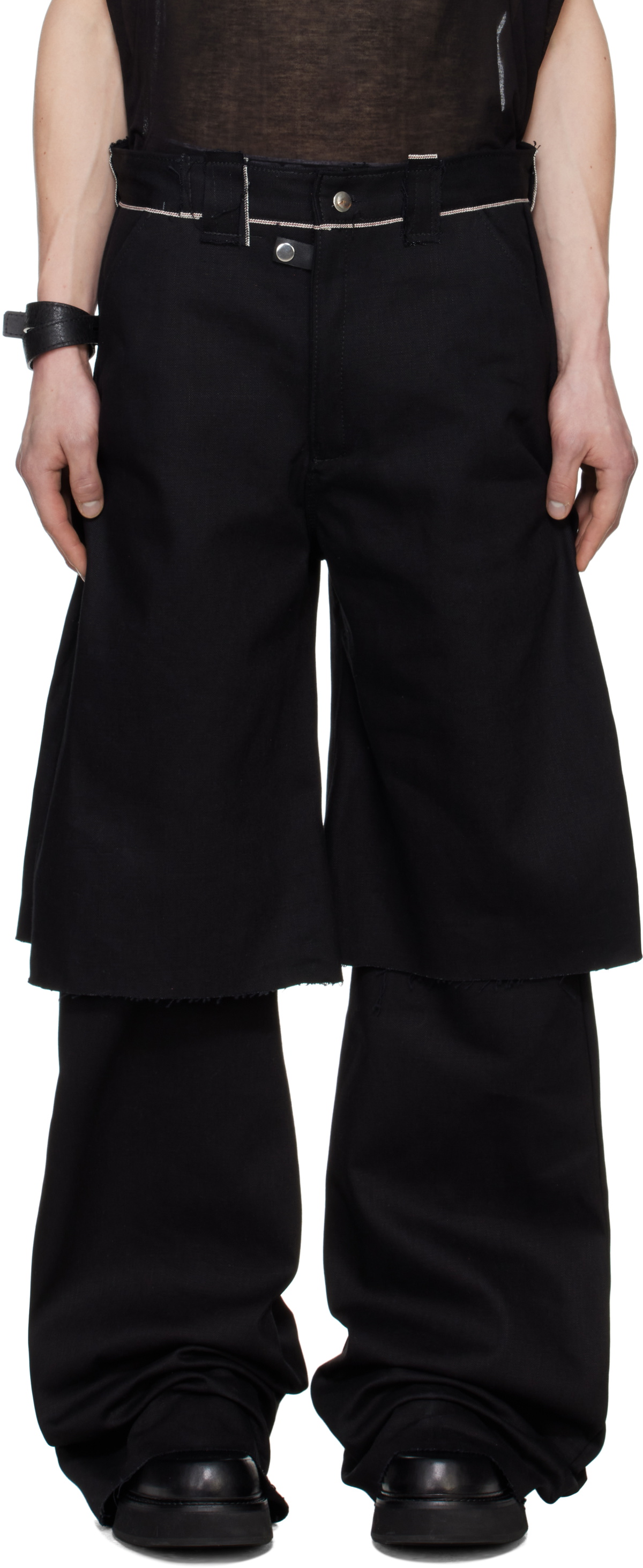 Swampgod Black Destroyed Fisolo Jeans Swampgod