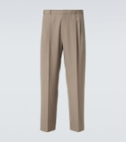 The Row Tarek wool straight pants