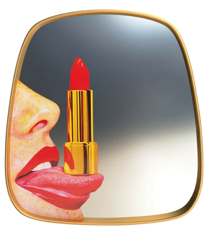 Photo: Seletti x Toiletpaper Tongue wall mirror