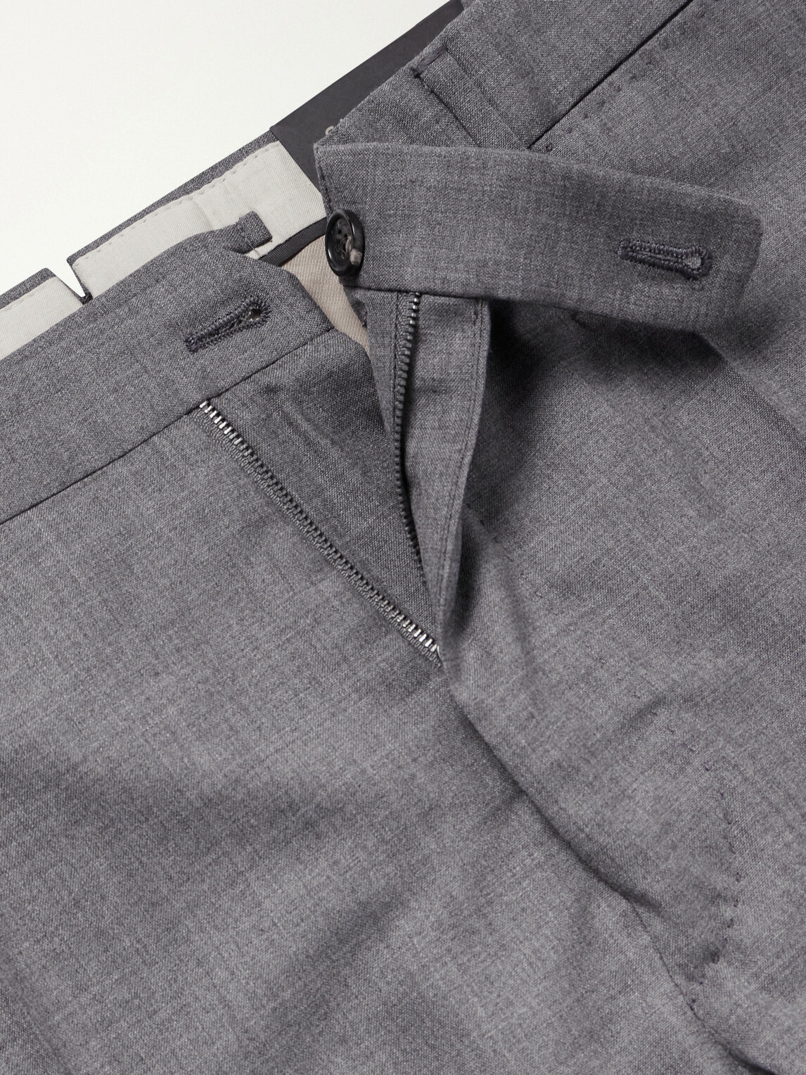 Slowear - Incotex Straight-Leg Tropical Wool Suit Trousers - Gray