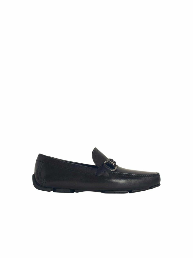 Photo: Ferragamo Blue Leather Loafers