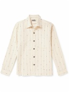 Karu Research - Throwing Fits Embroidered Cotton Shirt - Neutrals