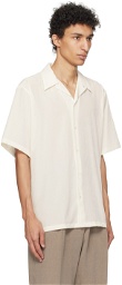 RAINMAKER KYOTO White Open Spread Collar Shirt