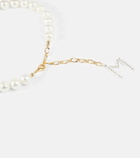 Magda Butrym - Pearl and crystal-embellished choker
