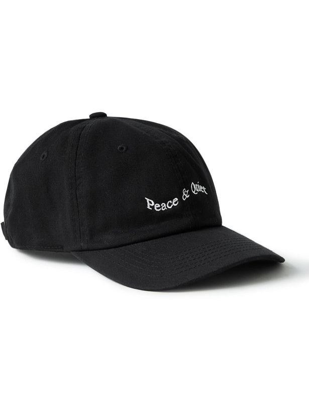 Photo: Museum Of Peace & Quiet - Wordmark Logo-Embroidered Cotton-Twill Baseball Cap
