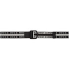 Hugo Black and White Logo Belt