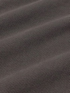 Les Tien - Yacht Garment-Dyed Cotton-Jersey Half-Zip Sweatshirt - Gray