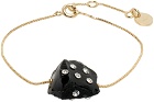 Marni Gold & Black Pietra Dura Bracelet