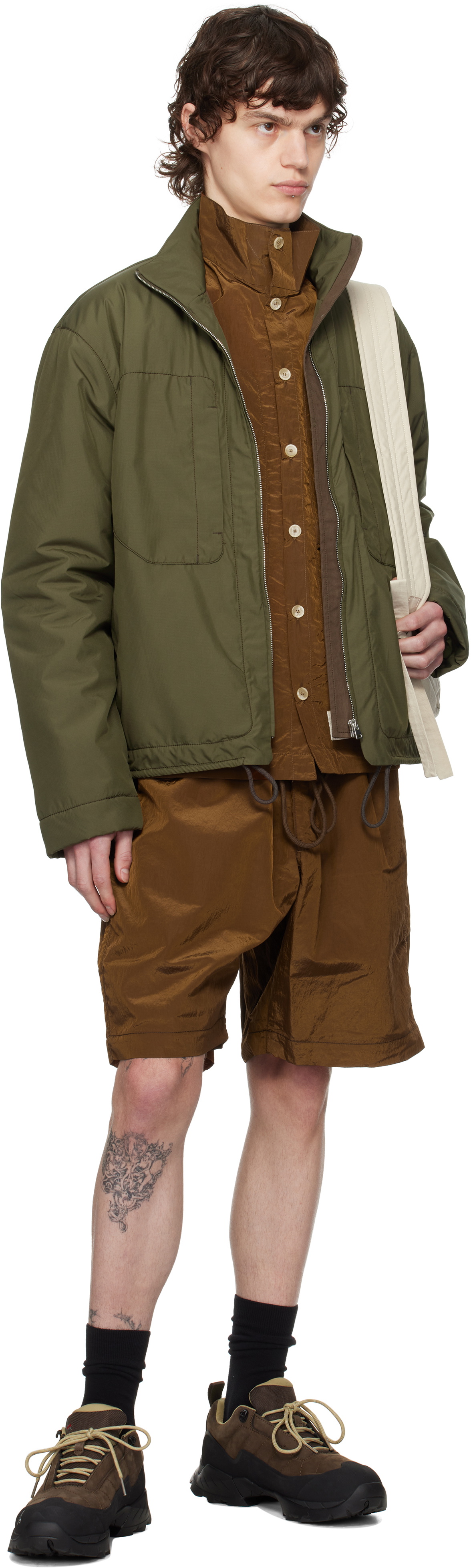 RANRA Brown Stroller Shorts