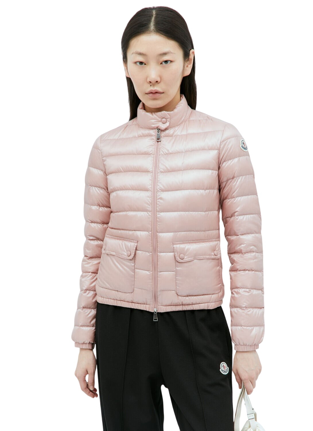 MONCLER　LONGUE SAISON ピンク Moncler Pink Longue Saison Down Lans Jacket Moncler