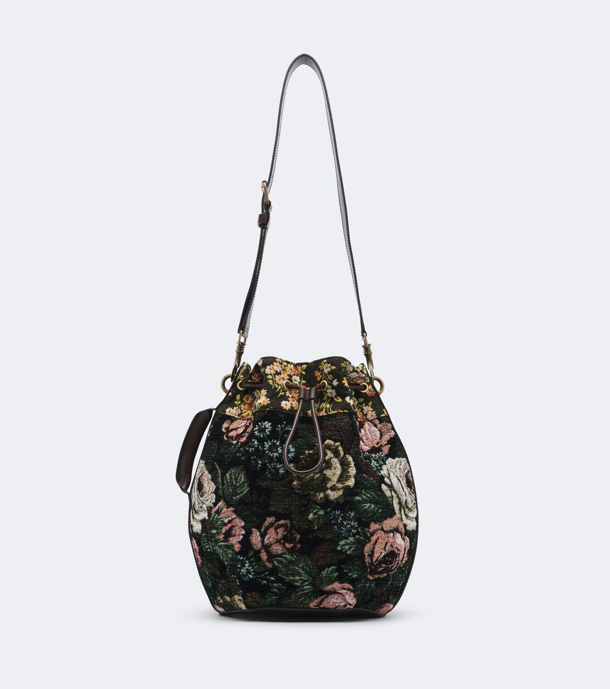 Dries Van Noten Medium floral bucket bag