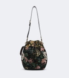 Dries Van Noten Medium floral bucket bag