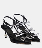 Giambattista Valli Satin embellished pumps