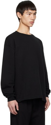 Uniform Bridge Black Drawstring Sweatshirt