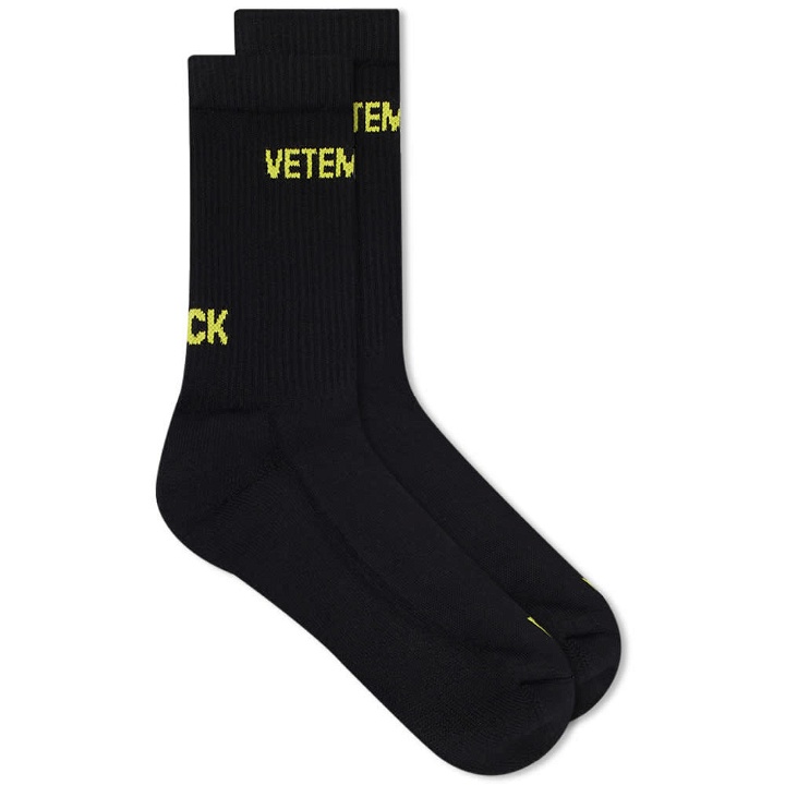 Photo: VETEMENTS Logo Socks