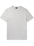 GIORGIO ARMANI - Mélange Jersey T-Shirt - Gray - IT 46