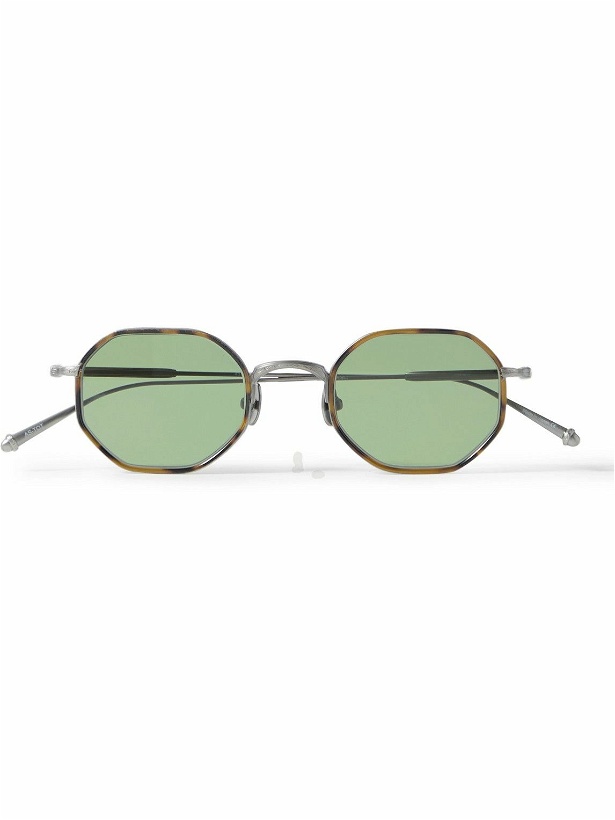 Photo: Matsuda - Octagon-Frame Titanium and Tortoiseshell Acetate Sunglasses