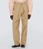 Givenchy Wide-leg canvas chinos