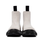 Etudes Off-White Adieu Edition Suede Type 146 Chelsea Boots