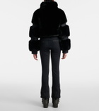 Goldbergh Lieke faux fur-trimmed ski jumpsuit