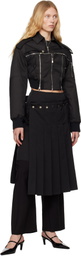 Rokh Black Broken Harrington Jacket