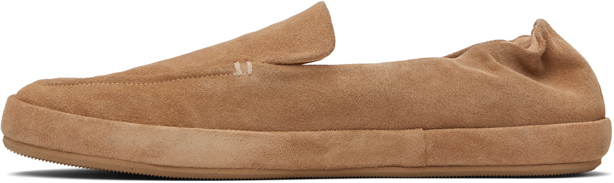 Marsèll Tan Scatopelle Suede Loafers