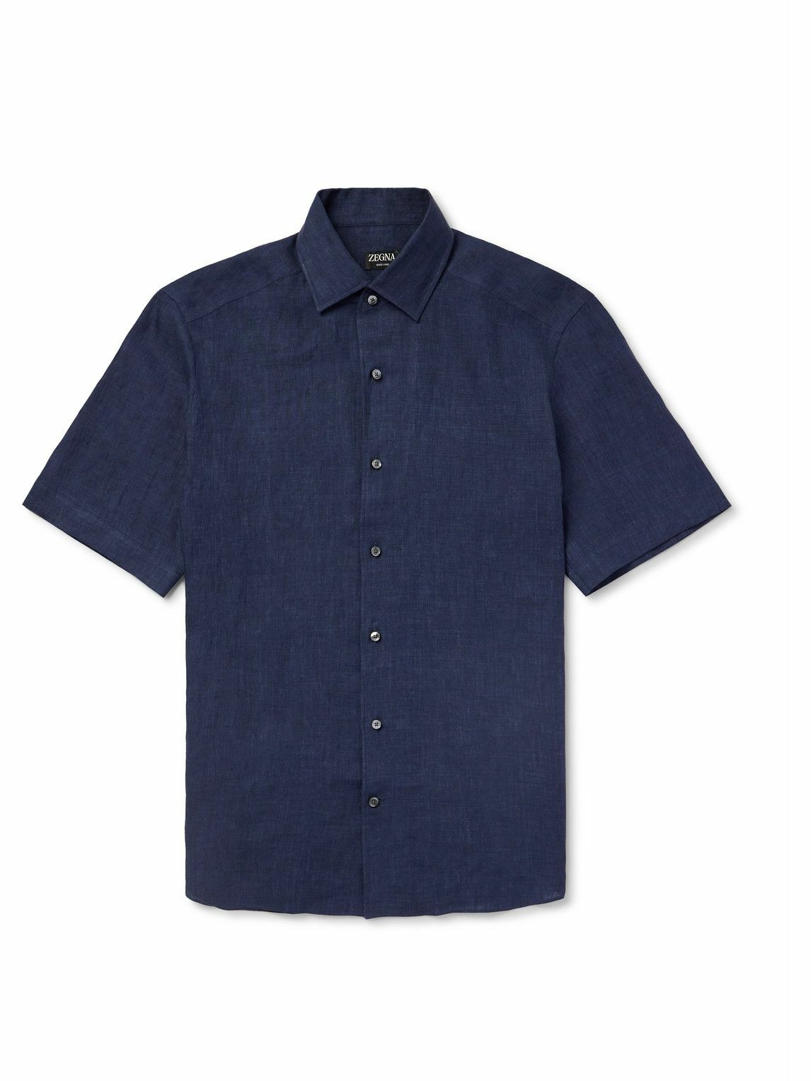 Zegna - Oasi Lino Shirt - Blue Zegna