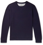 Brunello Cucinelli - Loopback Cotton-Blend Jersey Sweatshirt - Blue