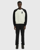 BOXY FIT CREWNECK WITH AMI DE COEUR KNITTED PATCH