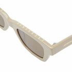 Jacquemus Men's Nicio Sunglasses in Beige