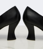 Khaite Colleen leather pumps