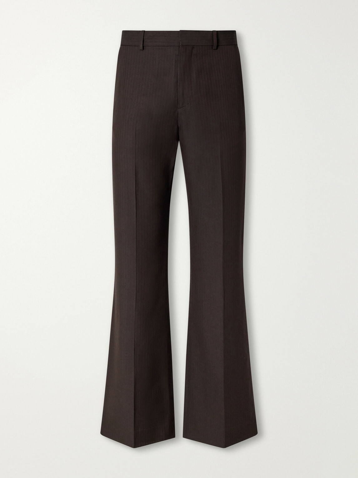 Acne Studios - Straight-Leg Herringbone Trousers - Brown