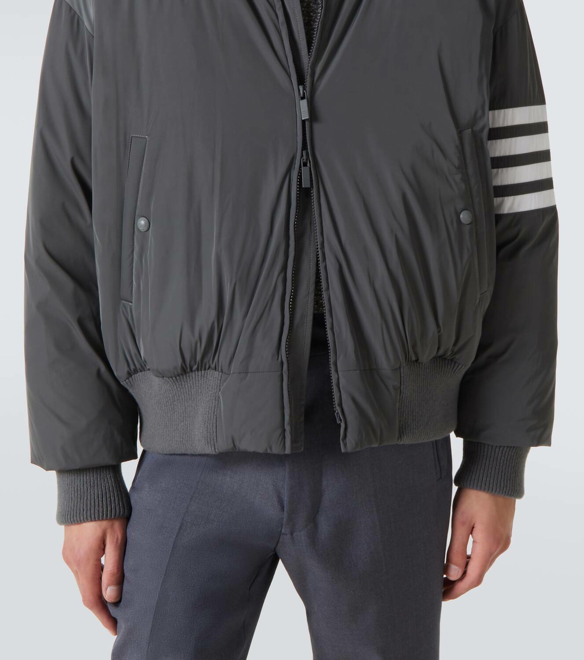 Thom Browne 4-Bar bomber jacket