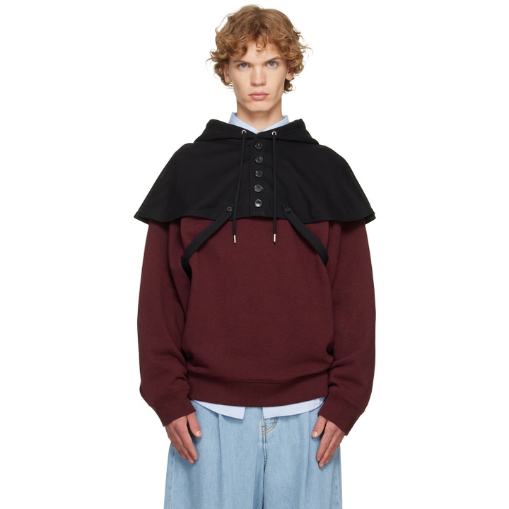 Photo: Dries Van Noten Black Cape Hoodie