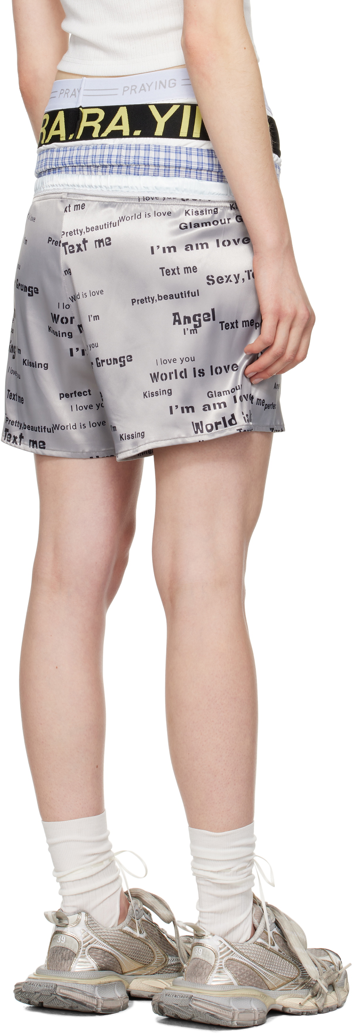 Praying Gray Underwear Shorts
