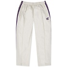 Needles Men's DC Poly Track Pant in Ivory
