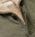 Universal Works - N1 Fleece-Lined Cotton-Twill Jacket - Green