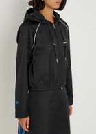 Adidas X Wales Bonner X Wales Bonner Hooded Satin Jacket Black