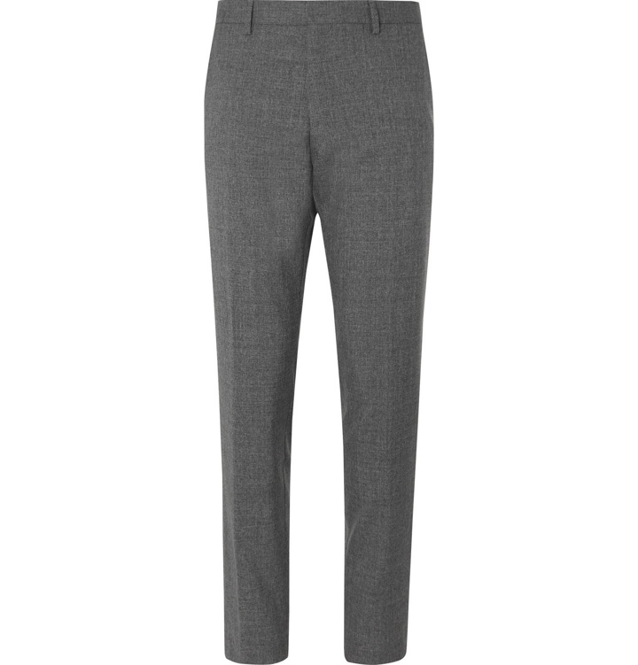 Photo: Hugo Boss - Grey Gains Slim-Fit Wool Trousers - Gray
