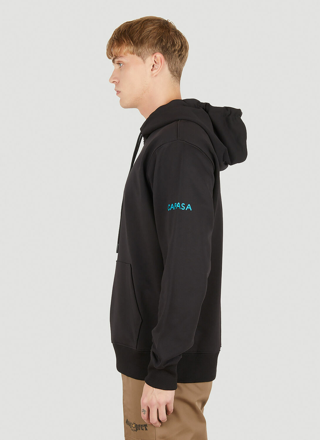 Capasa Milano Logo Embroidery Hooded Sweatshirt
