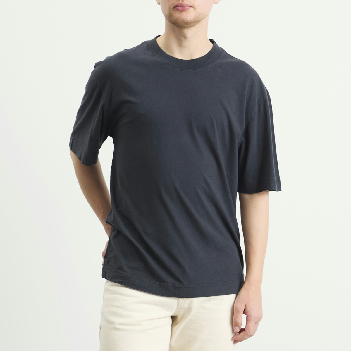 MHL by Margaret Howell Men's Simple T-Shirt in Navy