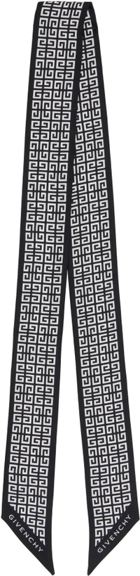 Photo: Givenchy Black 4G All Over Bandeau Scarf
