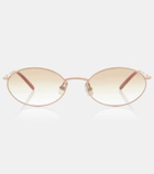 Brunello Cucinelli Timeless Reflections round sunglasses